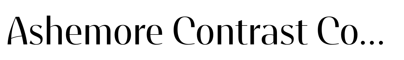 Ashemore Contrast Condensed